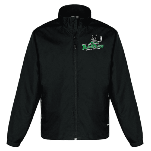 4170  Athletic Mesh Lined Track Jacket - Black