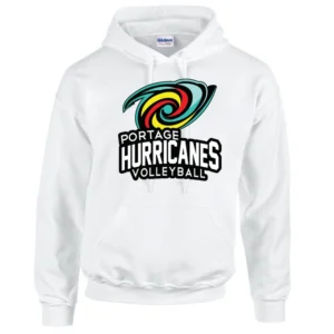 G185 Gildan Heavy Blend 8 oz., 50/50 Hooded Sweatshirt - White