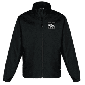 4170  Athletic Mesh Lined Track Jacket - Black