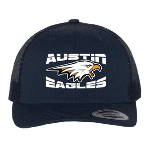 6606 Yupoong Adult Retro Trucker Cap - Navy